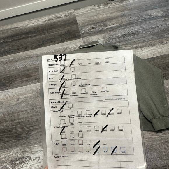 Vintage 90s Norm Thompson Green Cream Mens‎ M Coogi Style Collared Sweatshirt - Picture 8 of 8